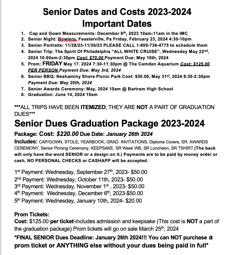Class of 2024 - John Bartram High School